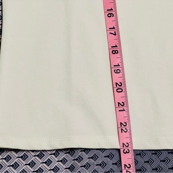 Anthropologie Rare Flat White Ruffle Sleeve Top Size M - Picture 6 of 7